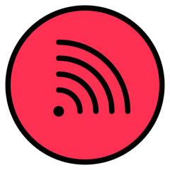 New feed color line style icon