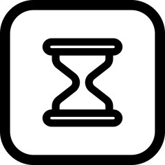 hourglass icon vector