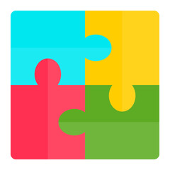 Game flat style icon