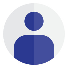 User flat style icon