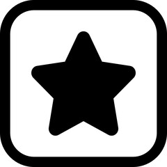star favorite icon vector