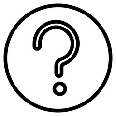 Help outline style icon