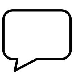 Inbox outline style icon