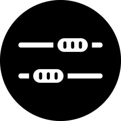 equalizer icon vector
