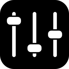 equalizer icon vector
