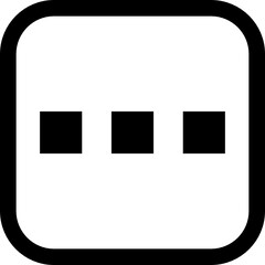 more options icon vector