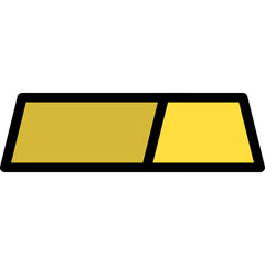 gold bar icon vector