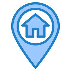 Place holder blue style icon