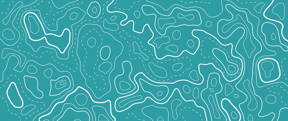 abstract line art background vector.  Mountain topographic map background with lines  texture.  Wallpaper design for wall arts, fabric , packaging , web, banner, app, wallpaper.