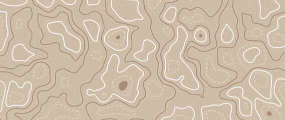 abstract line art background vector.  Mountain topographic map background with lines  texture.  Wallpaper design for wall arts, fabric , packaging , web, banner, app, wallpaper. © TWINS DESIGN STUDIO