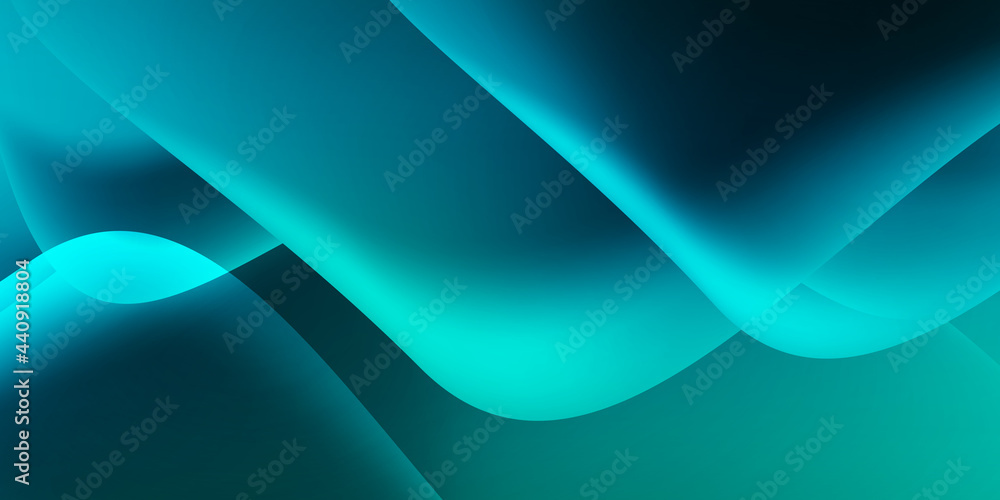 Poster abstract fluid style background in blue and cyan gradient, modern backdrop concept. futuristic and e