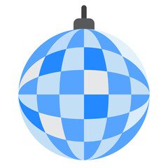 Disco ball flat style icon