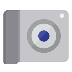 camera flat style icon
