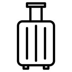 luggage outline style icon