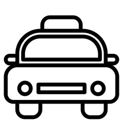taxi outline style icon