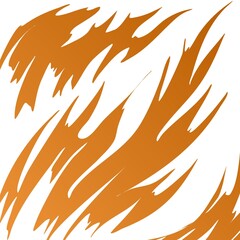 Background of summer in orange, curve 043