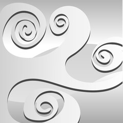 Background of summer in grayscale, curve 063