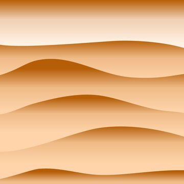Background of summer in orange, curve 080