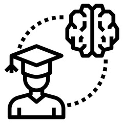 Student outline icon