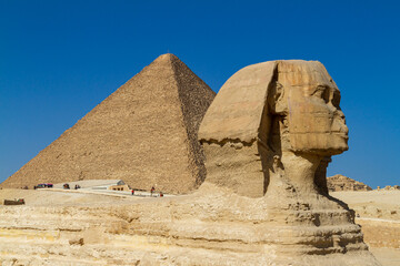 The Pyramids and Sphinx of Giza in Egypt