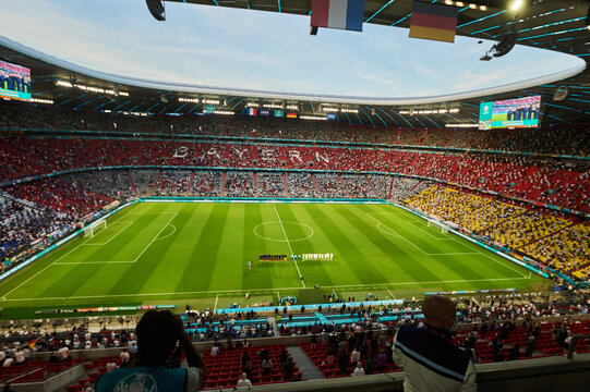 EURO 2020. The football match France vs Germany