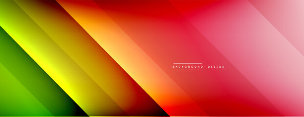 Dynamic lines abstract background. 3D shadow effects and fluid gradients. Modern overlapping forms