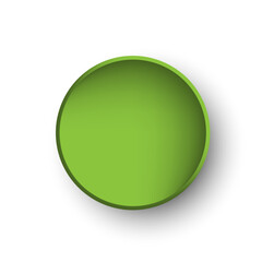 Green circle design abstract background. Vector illustration.