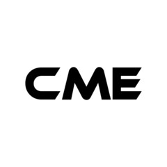 CME letter logo design with white background in illustrator, vector logo modern alphabet font overlap style. calligraphy designs for logo, Poster, Invitation, etc.
