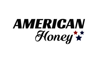 American Honey, American Independence Day, Typography for print or use as poster, card, flyer or T Shirt