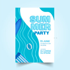 Summer Party Poster.