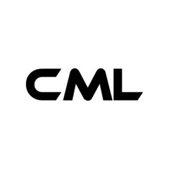 CML letter logo design with white background in illustrator, vector logo modern alphabet font overlap style. calligraphy designs for logo, Poster, Invitation, etc.