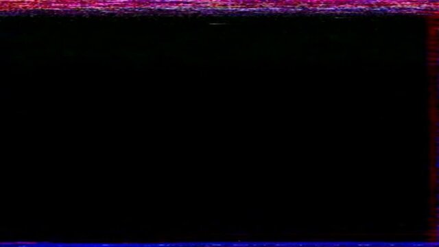 VHS Noise Lines Overlay, Simple Defects and Artifacts, Degradation, Horizontal lines, Black screen
