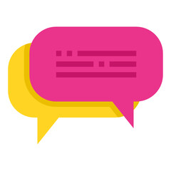 Chat flat icon