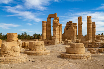 The temple ruins of Soleb in Sudan - obrazy, fototapety, plakaty
