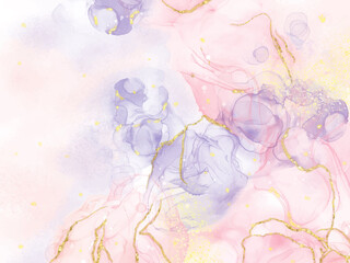 Abstract alcohol ink texture marble style background.