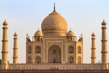 Fototapeta na wymiar The Taj Mahal in India