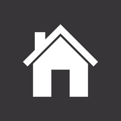 house icon on grey background
