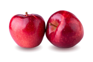 Fresh Red Apple fruit isolated on a white background