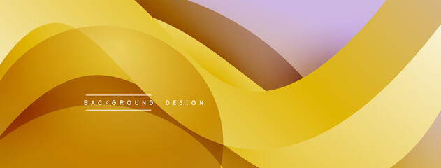 Abstract overlapping lines and circles geometric background with gradient colors