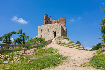 Ruiny zamku w Melsztynie