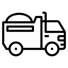 Truck outline icon