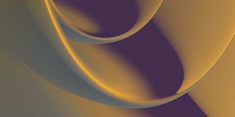 Abstract composition in yellow and brown colors.