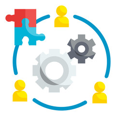 coordinate flat icon