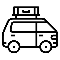 Van outline icon