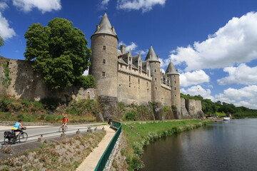 Josselin, Francia. Bonita localidad francesa con su castillo medieval.