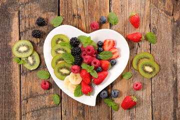 health food- fresh assortment of fruits
