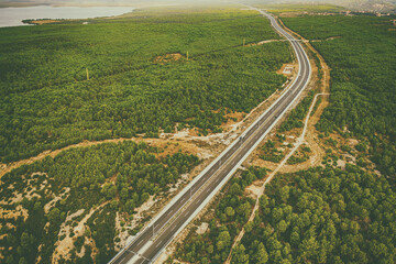 Road view from above