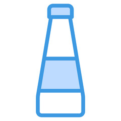 Sauce blue outline icon