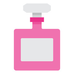 Fototapeta premium Perfume flat icon