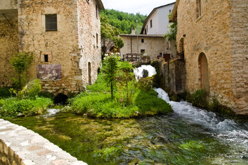 Rasiglia il borgo delle acque in Umbria